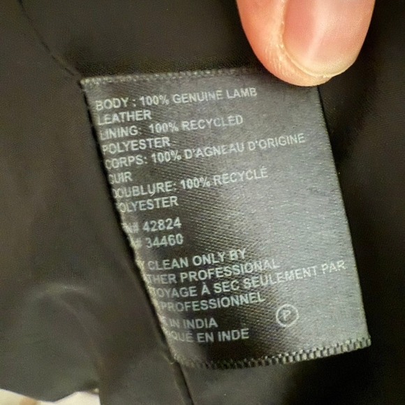 Reformation Veda Crosby 90s Longline Leather Blazer Black Trench Coat Sz Medium - Picture 9 of 13